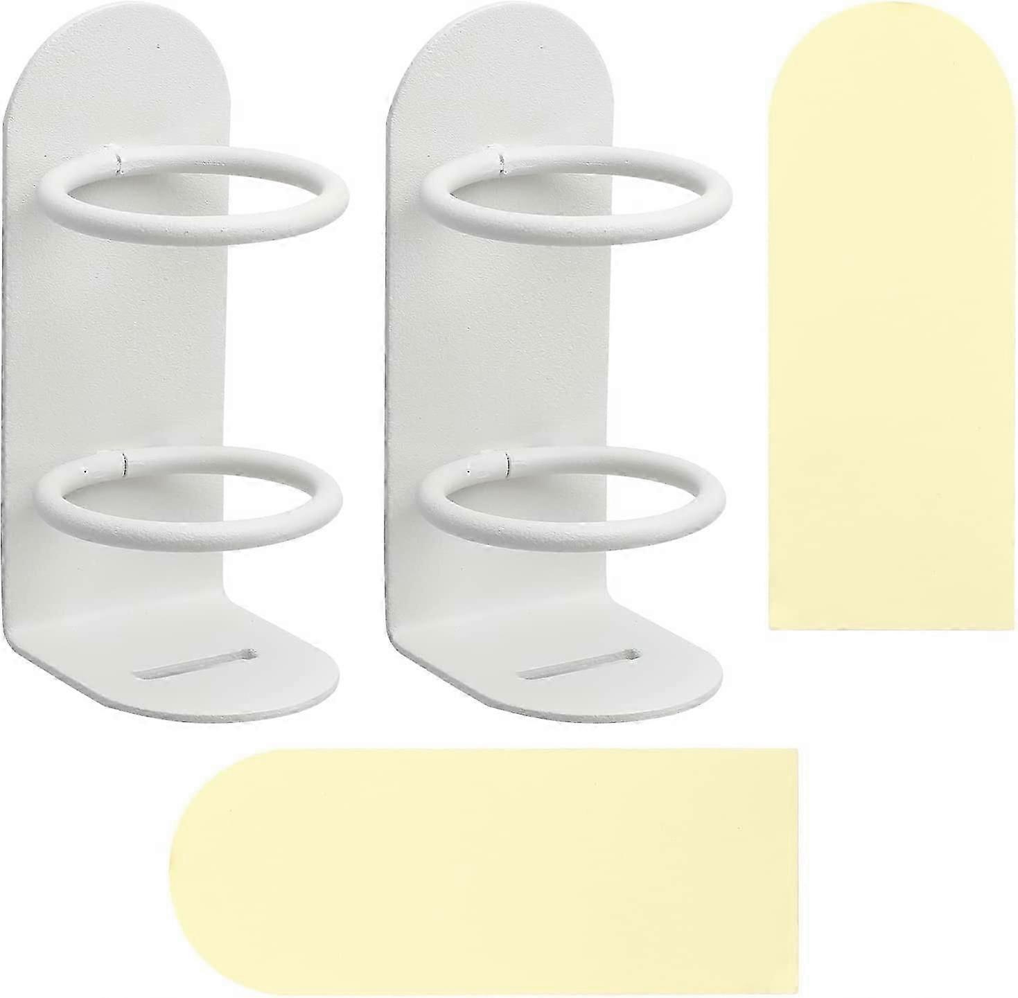 2 Pack Electric Toothbrush Holders Stick on The Wall (White)