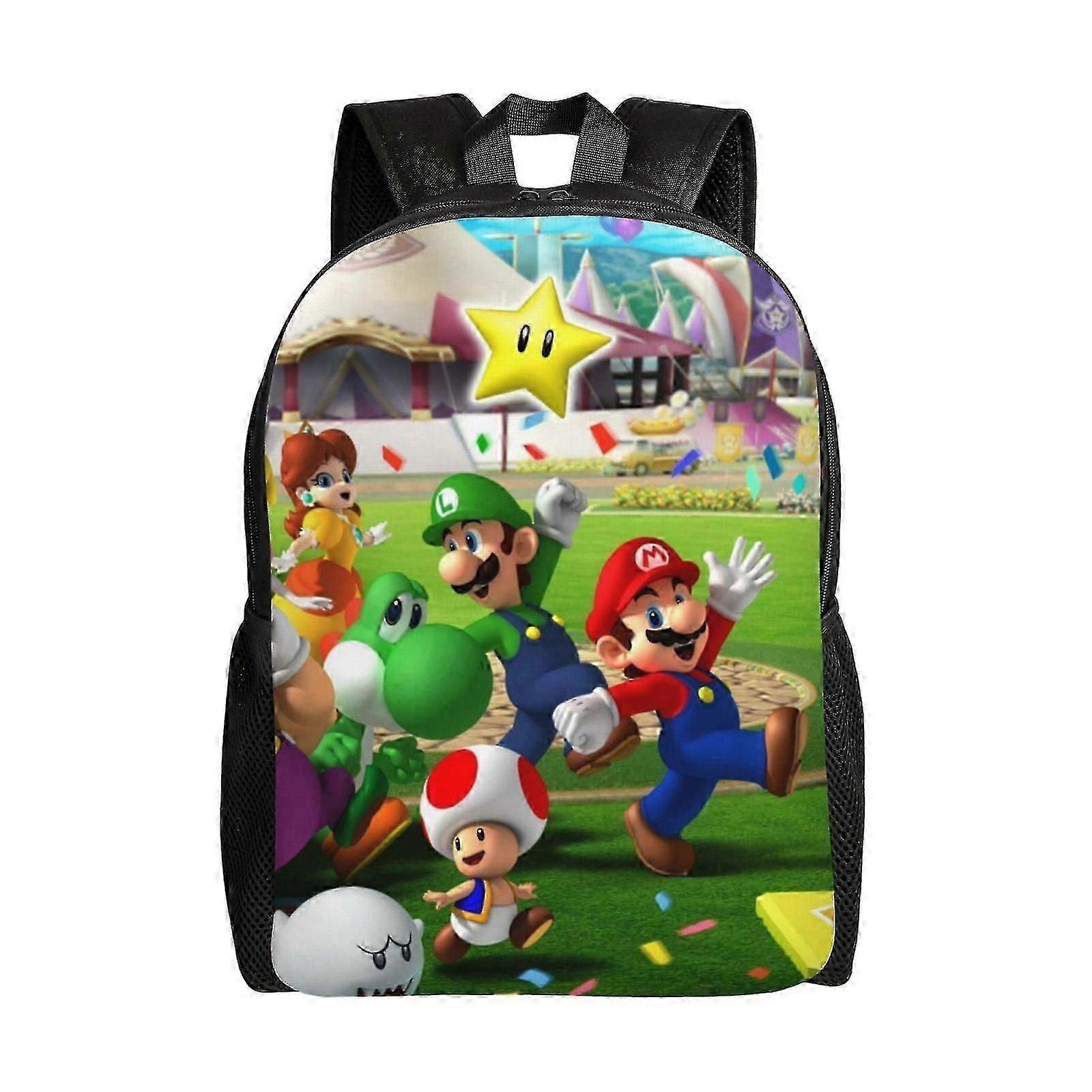 v1948 ماريو الاطفال حقيبة الظهر الحقائب المدرسية حقائب الكتاب حقيبة السفر للأولاد والبنات في سن المراهقة jjj1948