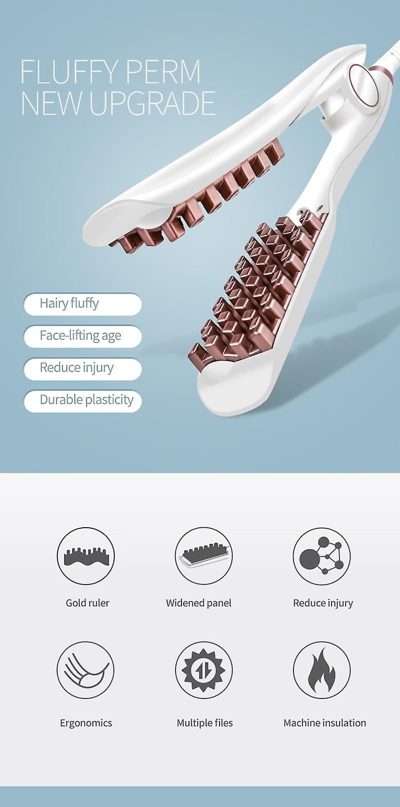 Marske Corrugated Hair Crimping Iron Splint Fruugo DK