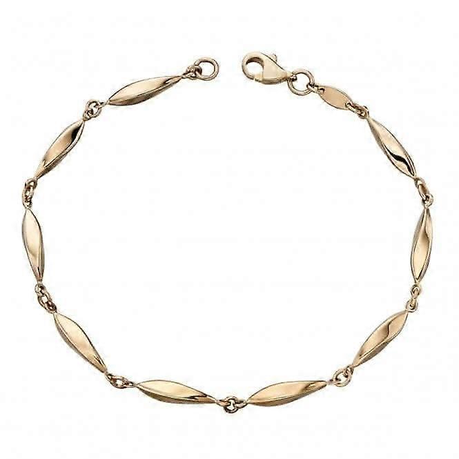 Elements Gold Yellow Gold Marquise Bracelet GB456