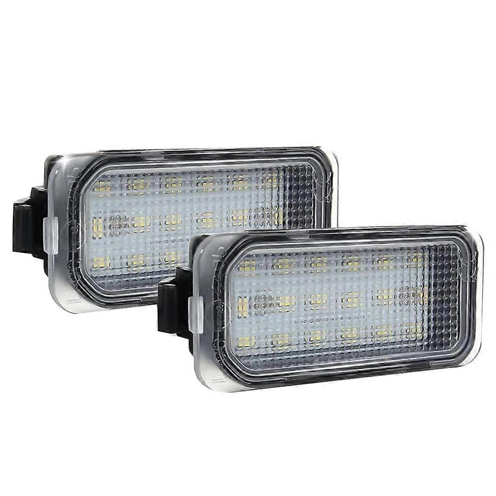 Kit 2x Feux LED Plaque Immatriculation 18 SMD - Blanc 6000K - Compatible Ford Fiesta, Kuga, S-Max, Jaguar - Neuf