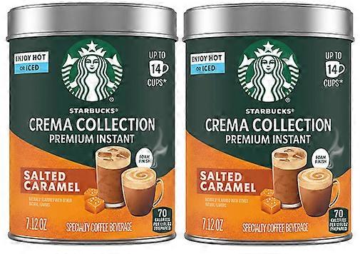 Starbucks Premium Instantkaffee Crema Collection Gesalzenes Karamell 2er Pack
