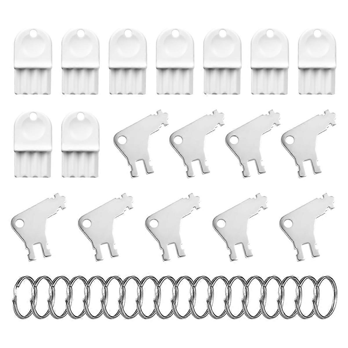 18pcs Paper Towel Key Set,Universal Toilet Tissue Dispenser Key