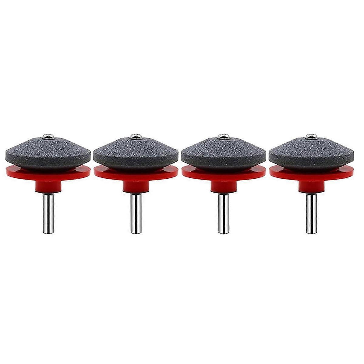 4PCS Lawnmower Dull Blade Sharpener, Lawn Mower Blade Sharpener Tool