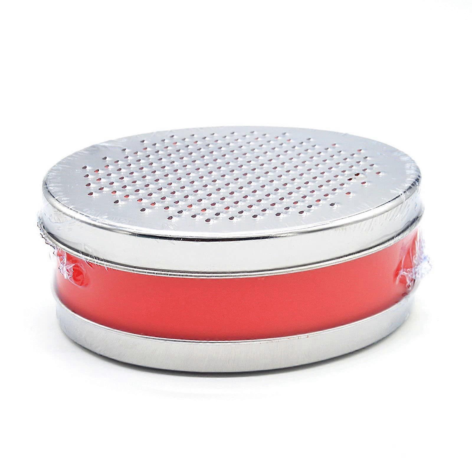 Air-proof storage container and cheese grated, cheese grated and vegetable grated, box grated (1-red)