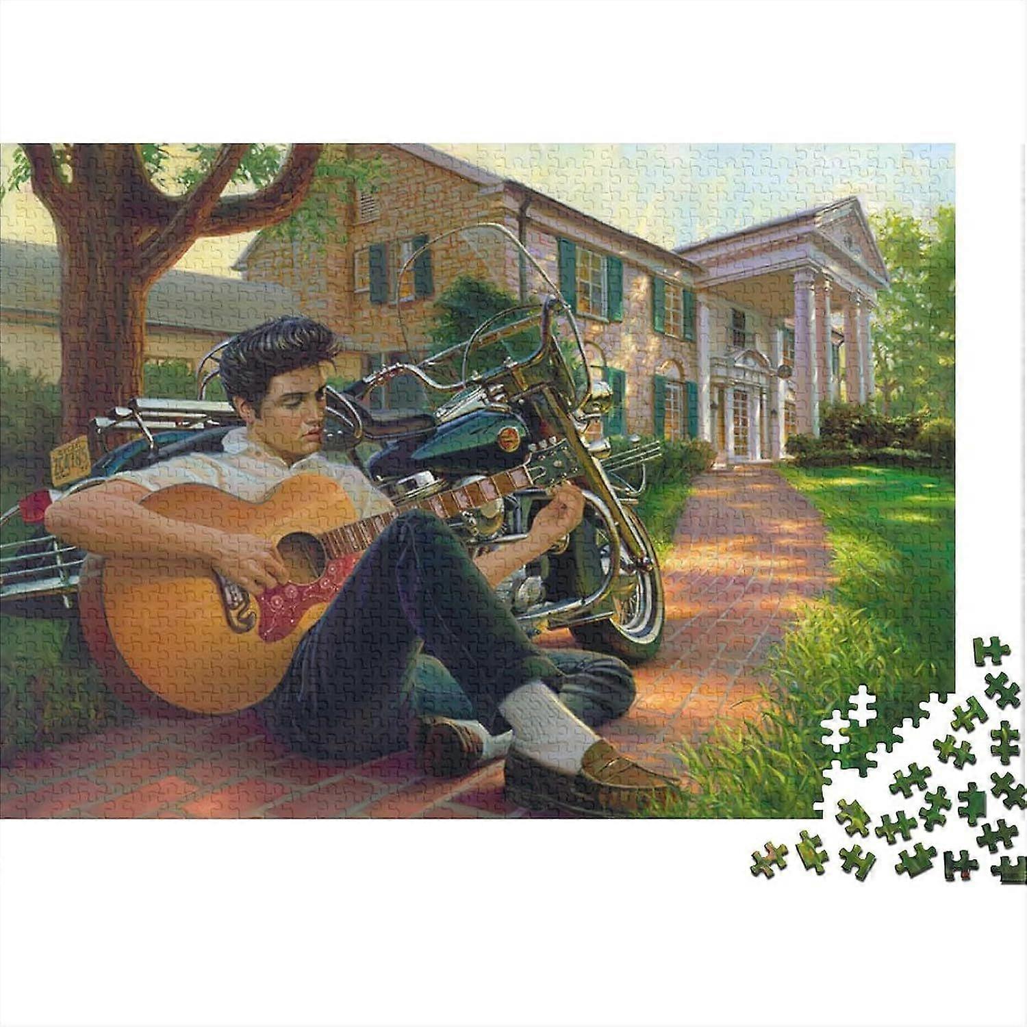 إلفيس بريسلي بانوراما الألغاز للبالغين,بانوراما اللغز للأطفال,خشبي,لغز المستحيل