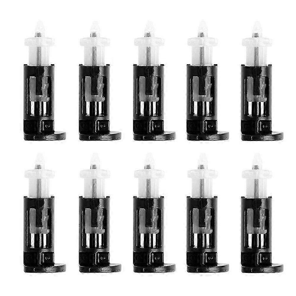 10Pcs CPU Cooler Mounting Clip for 1155 775 CPUs, 4 Way Push Screw Fan Fastener