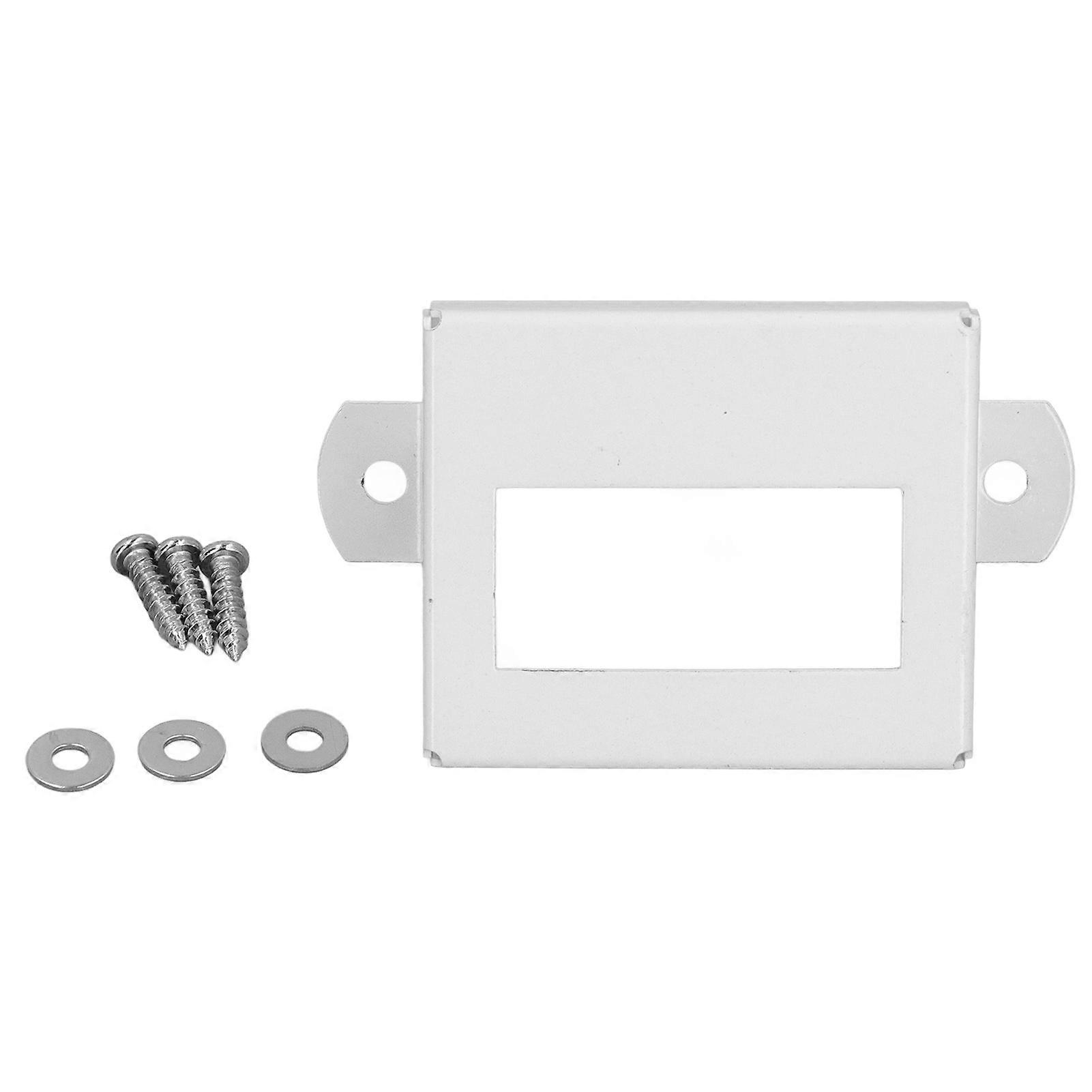 Front Sensor Protector Cover Anti Theft Steel Rustproof Heavy Duty Long Lifespan for CR‑V 2017 to 2022 White