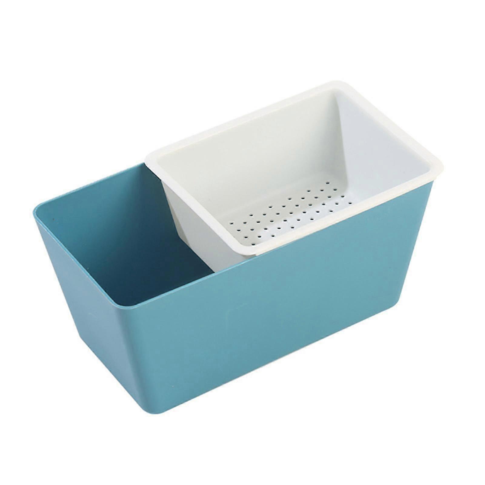 Multifunctional Double Layer Snack Box Home Square Leachable Fruit Tray