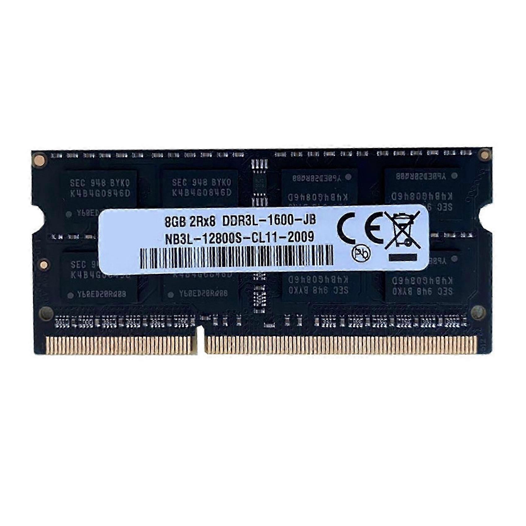 DDR3 8GB Laptop Ram Memory 1600Mhz PC3-12800 1.35V 204 Pins SODIMM Support Dual Channel for intel AMD Laptop Memory