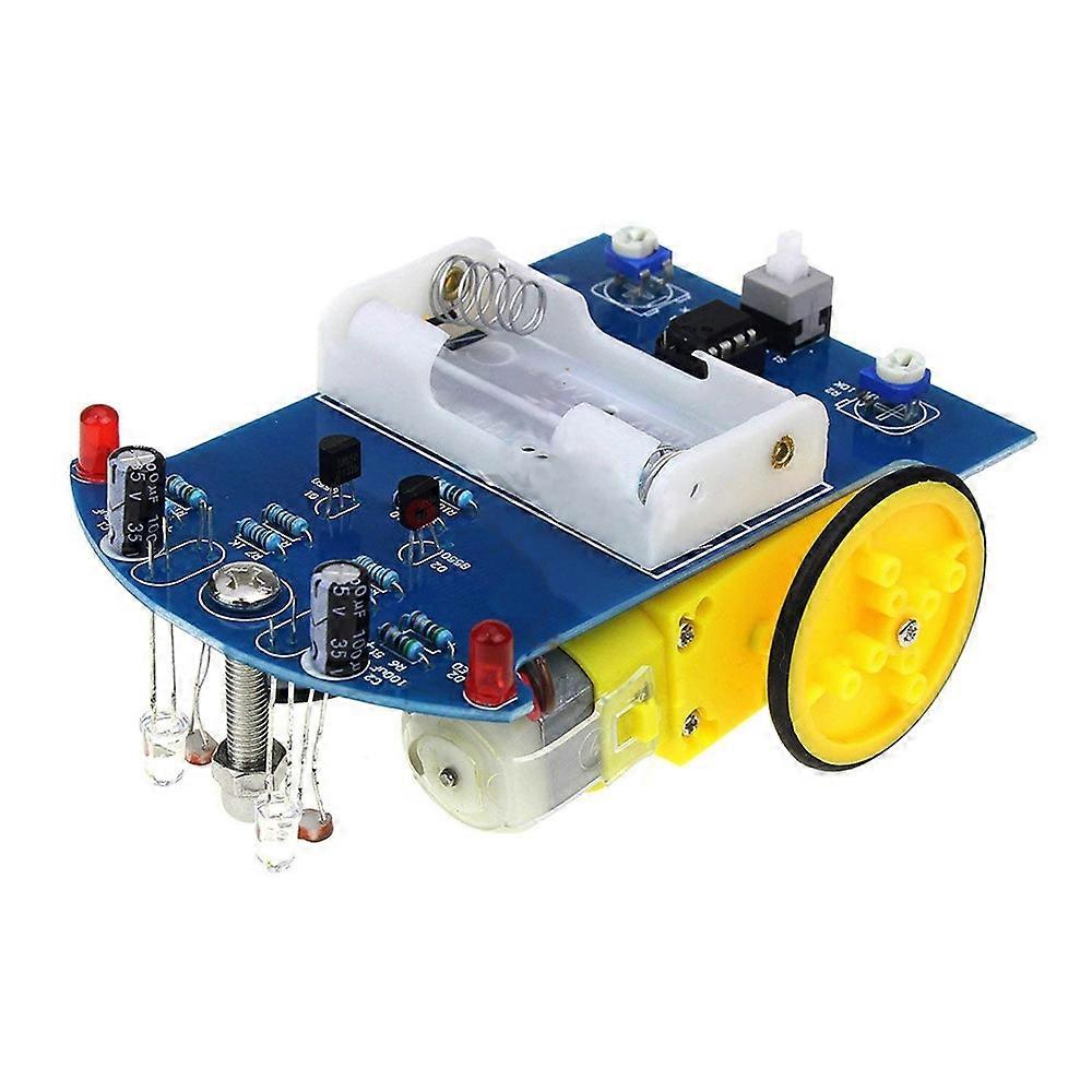 D2-1 DIY Elektrisches Tracking-Auto Lichtempfindliche Roboterteile