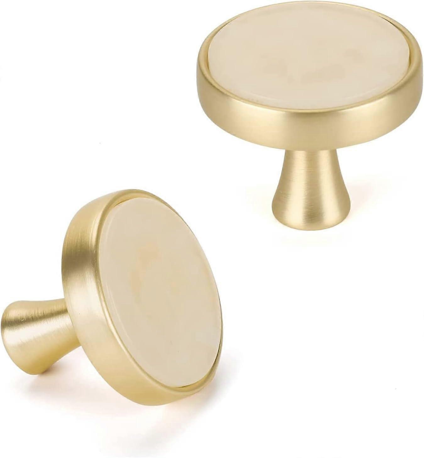 Champagne Bronze Drawer Knobs, Streamlined Design, Ergonomic Grip