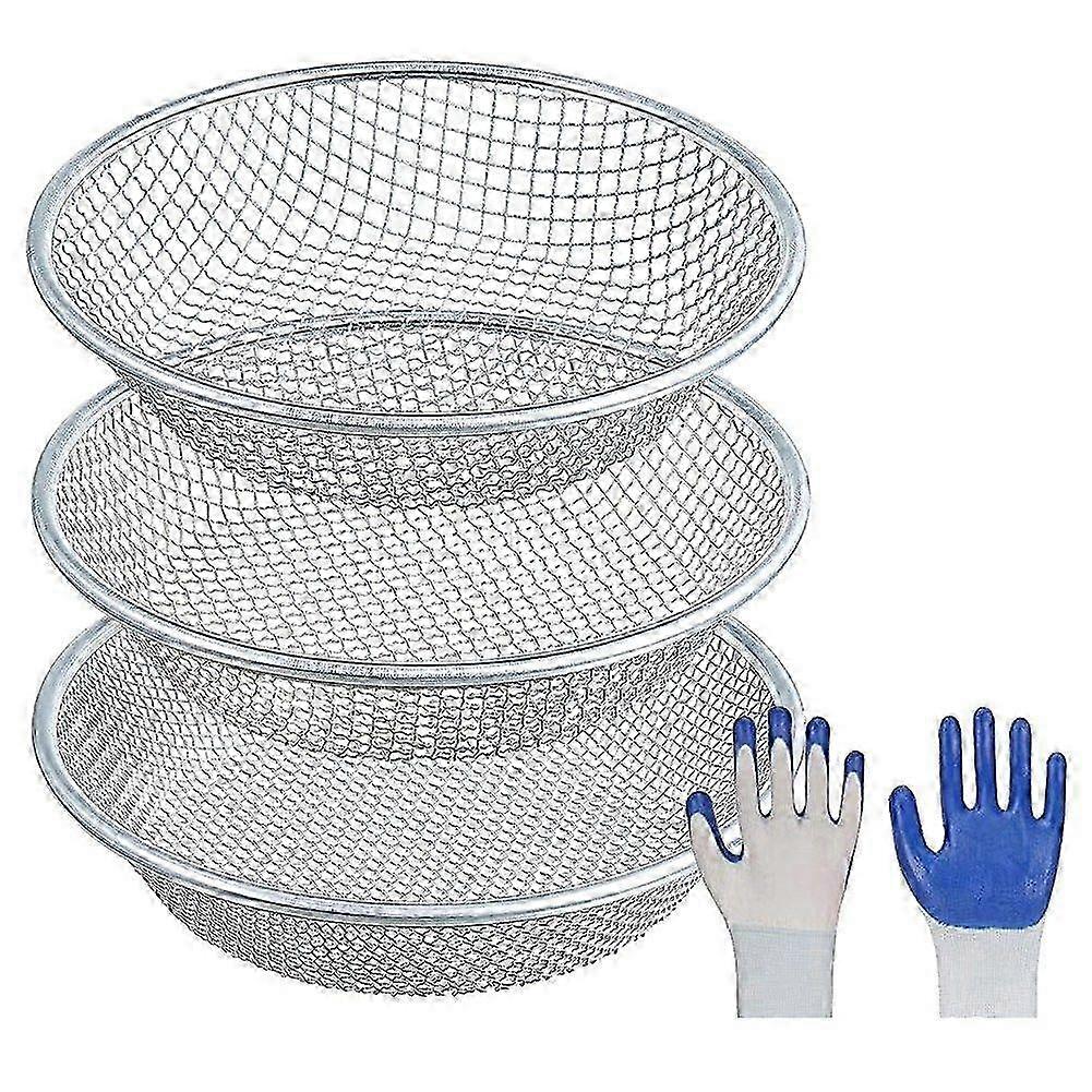 Bodensieb für die Gartenarbeit, Steinsieb für 5-Gallonen-Eimer, Erdsieb Kompostsieb, Sieb für Sägemehl Wurmkompost
