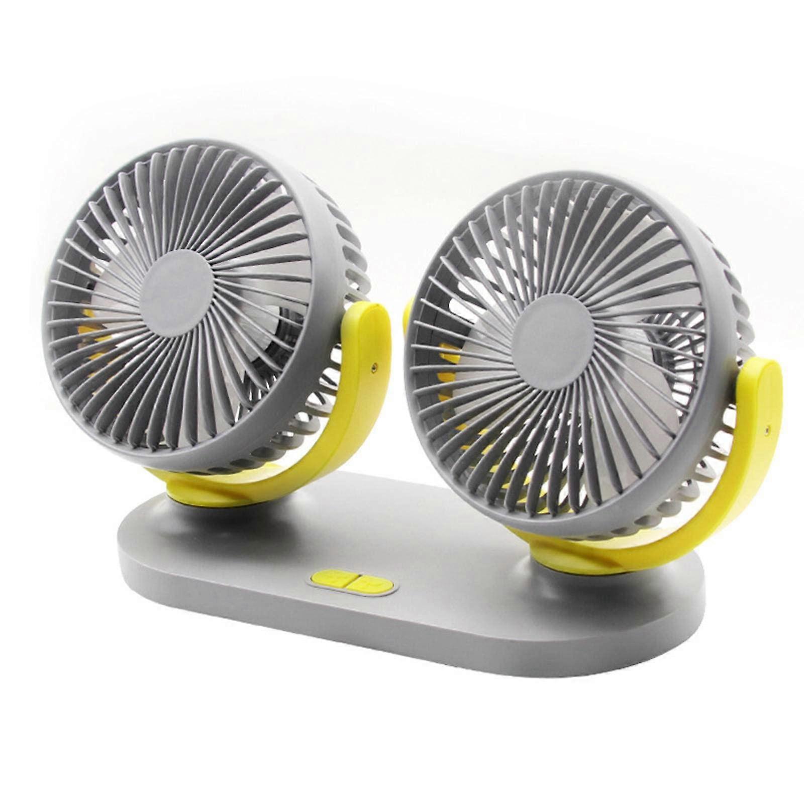 USB Fan for Car, Desktop, and Dormitory - Quiet 12V/24V Mute Fan with Strong Airflow for Home and Office Use