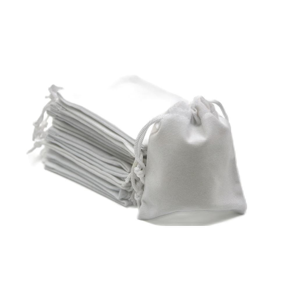 Set of 10Pcs Durable Velvet Carry Bag 8*10cm Pouches Drawstring for Dice Jewelry Gift Packaging