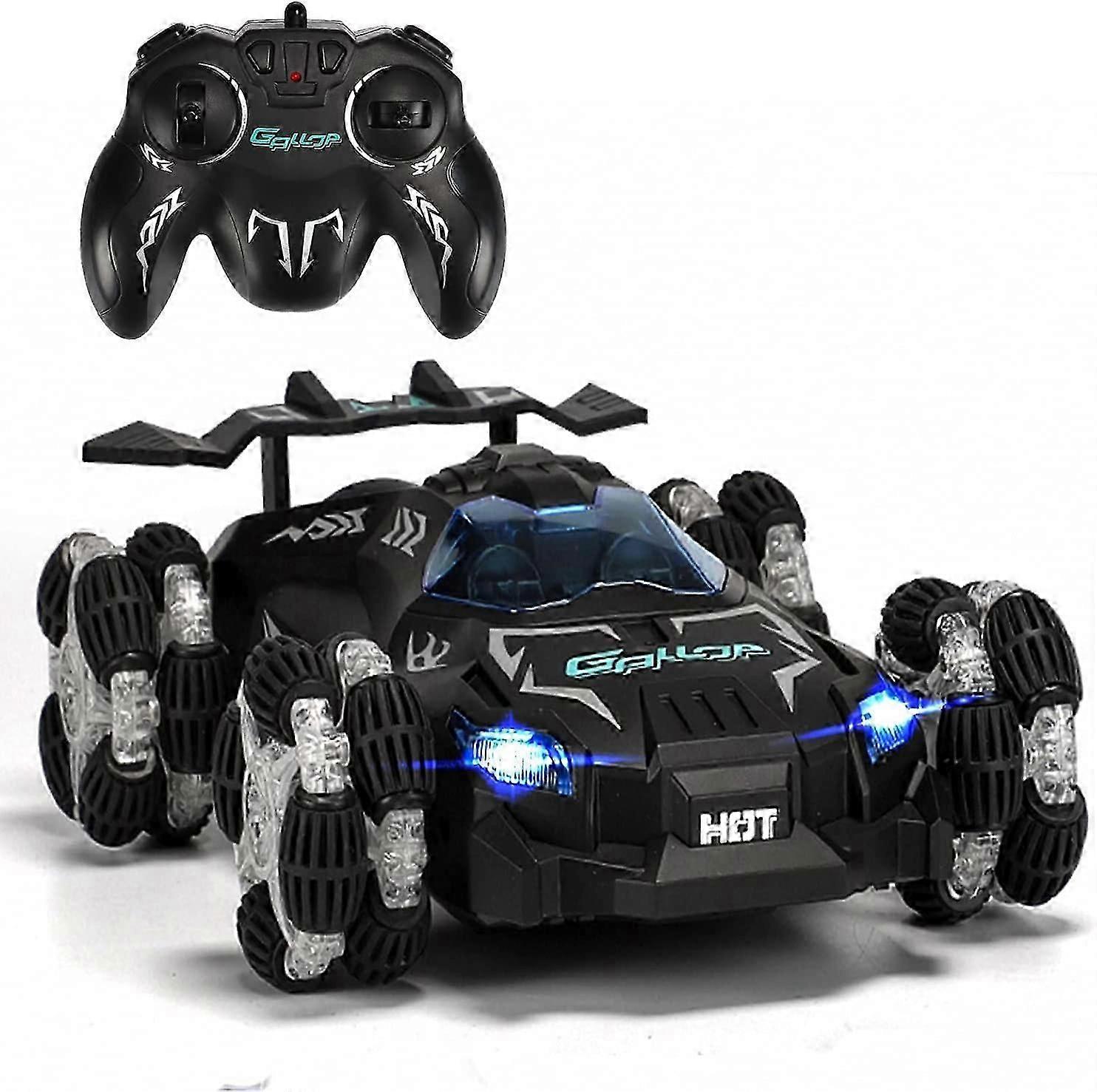 Remote Control Car for Kids,2.4GHz with LED Light,360 with Rechargeable Battery,4WD High Speed 20km/h
