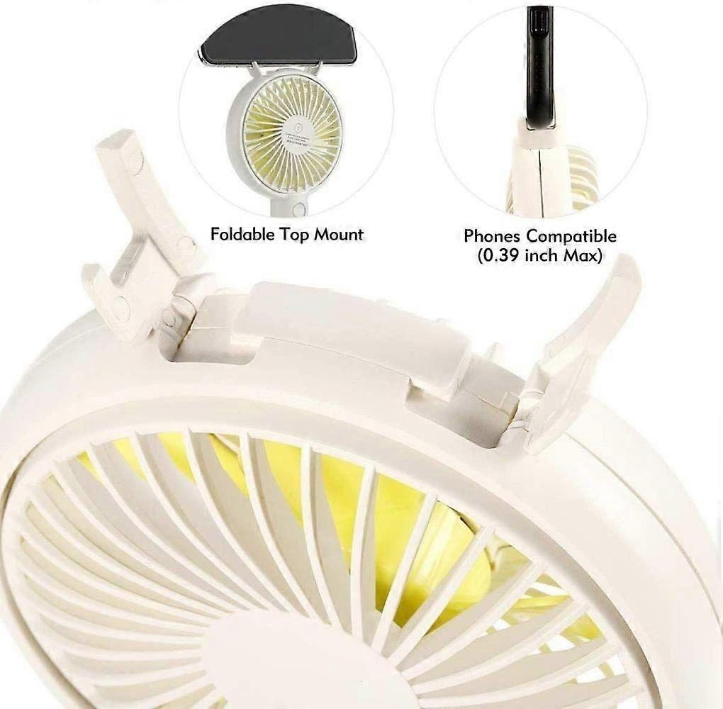 Small USB Rechargeable Office Desk Fan