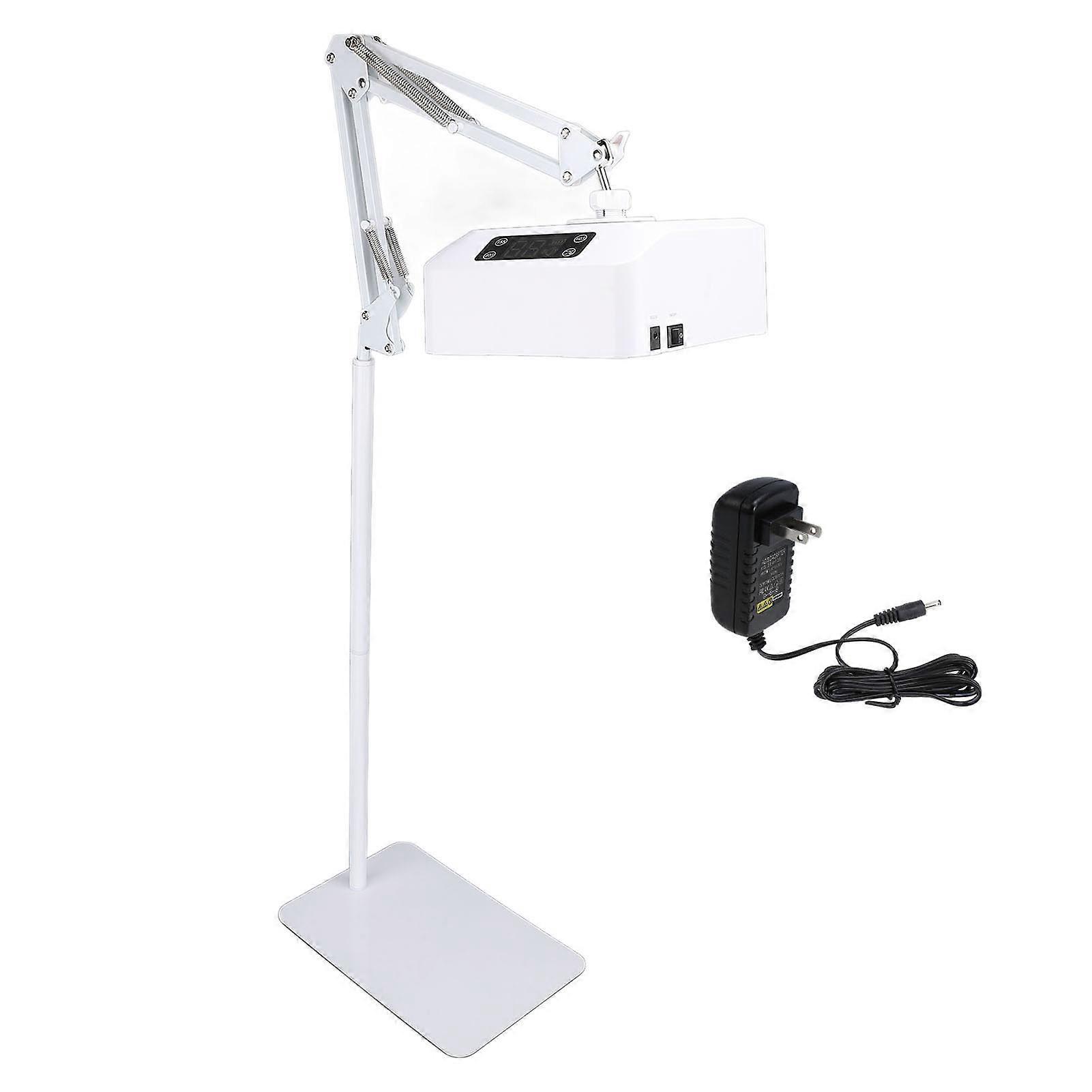 UV LED 48W 365nm 395nm 39LEDs Rotating Dryer Lamp Pedicure Tool with Timer for Foot Nail Gel Polish Curing