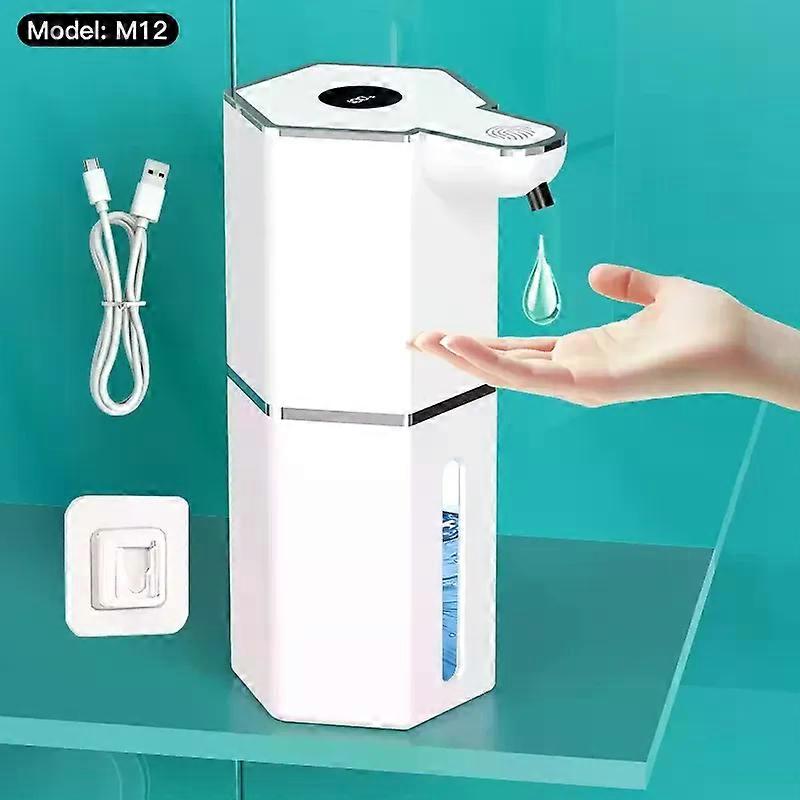 Automatic Soap Dispenser 360Ml 4 Level Liquid Foaming Soap Dispenser Long Battery Charging Automatic Soap Dispenser No Drilling