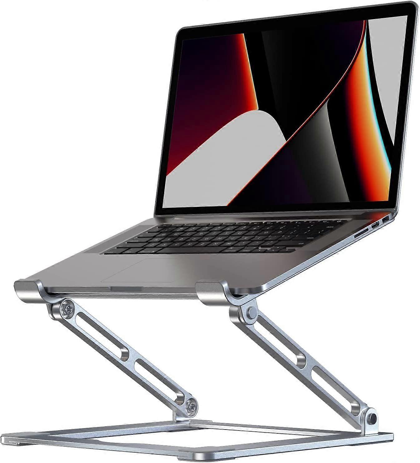 Laptop Stand for Desk, Adjustable Laptop Stand Holder Portable Laptop Riser with Multi-Angle Height Adjustable Computer Stand for MacBook Air/Pro and 