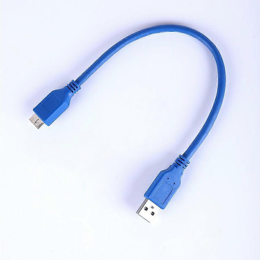 usb 3.0 computer data cable AM male to Micro-B 0.3m high-speed mobile hard disk cable,3pack