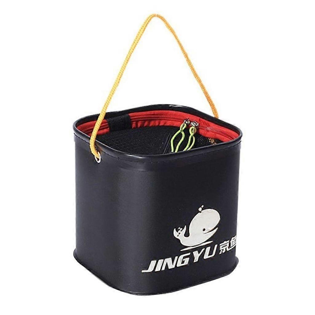 Fiskehink Fällbar hopfällbar hink för resor-camping Vandring Fiske