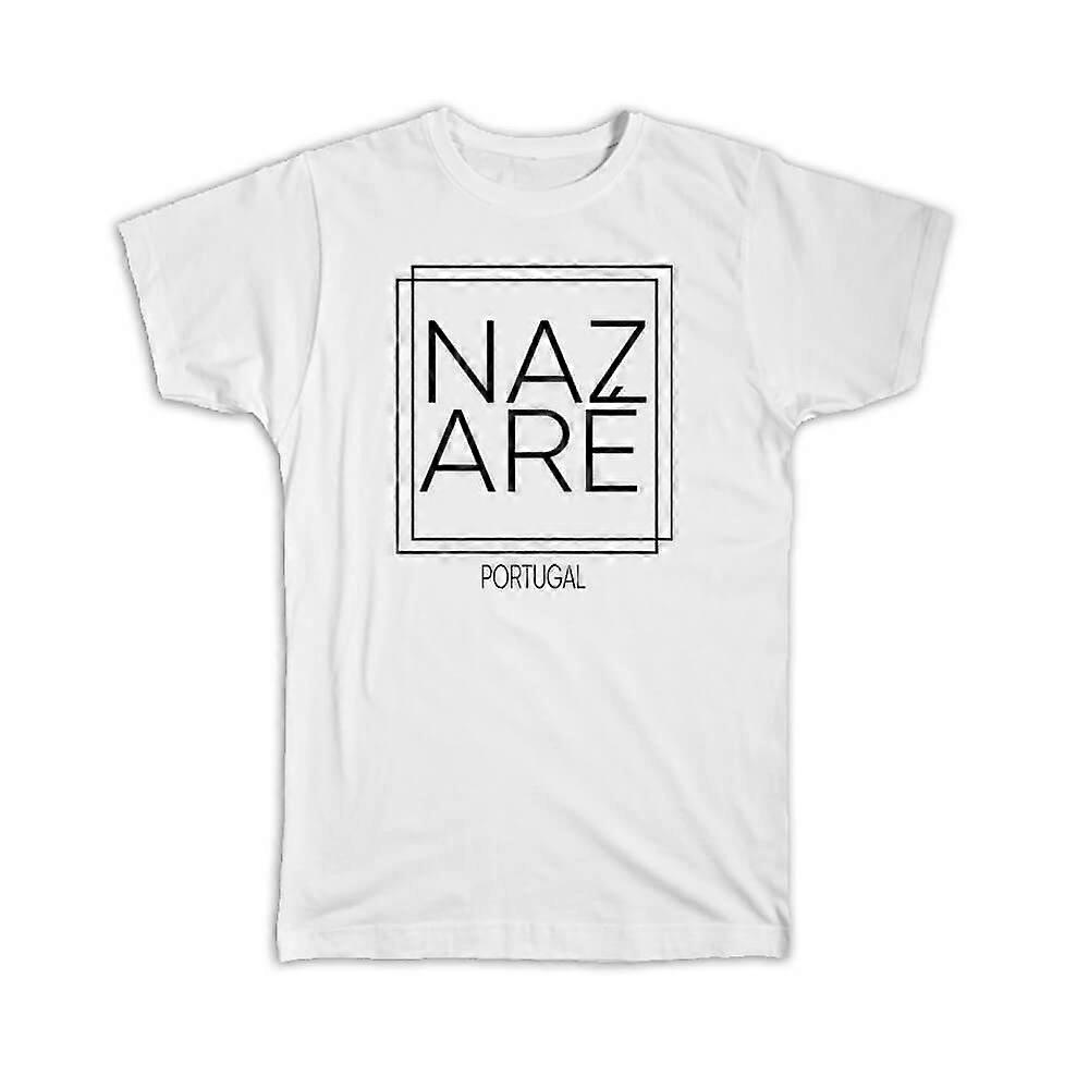 Gift T-Shirt: NAZARE Portugal Square