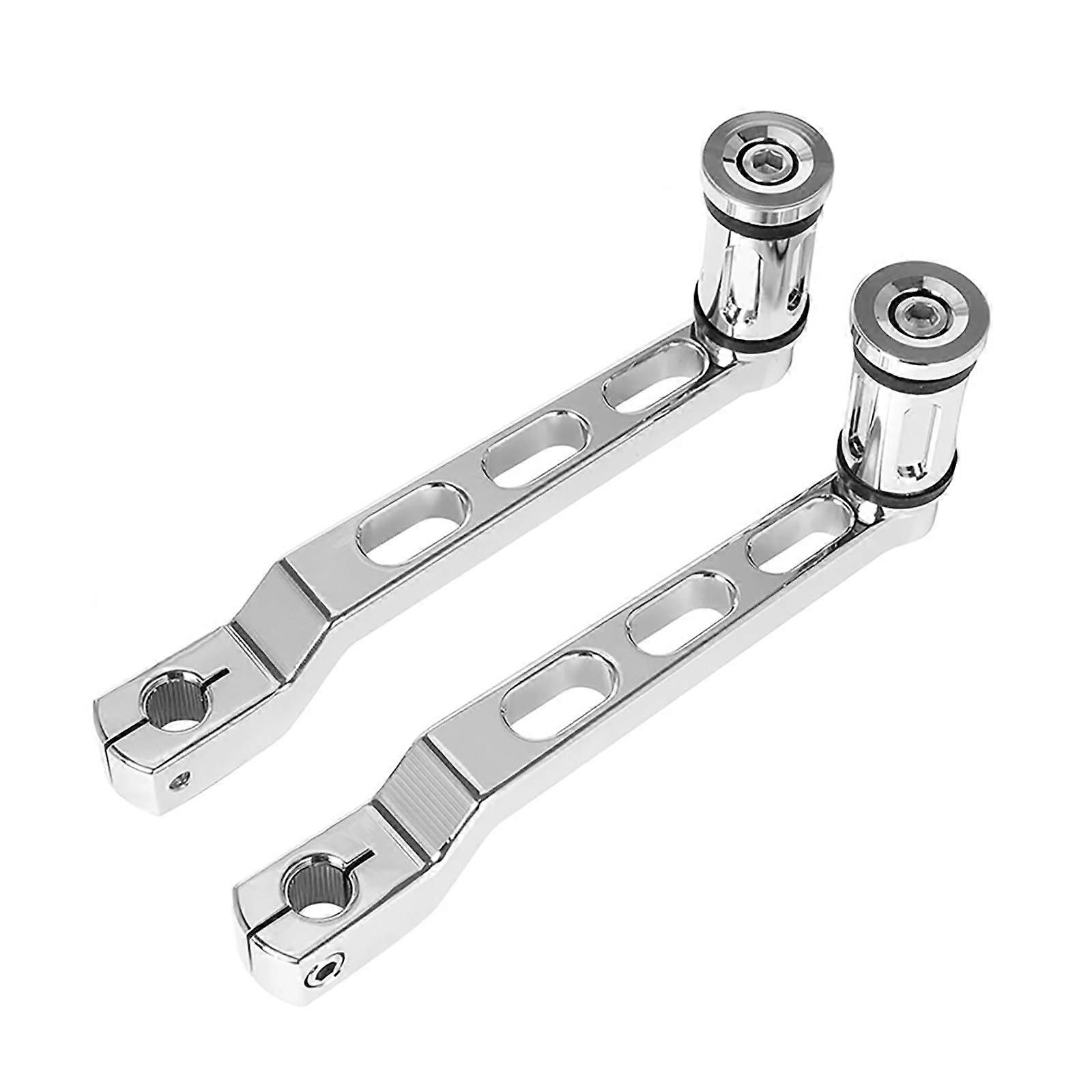 2 Aluminum Heel Toe Gear Shift Lever Peg Shifter for Harley Tri Glide Trikes Black All-Weather Durable Design