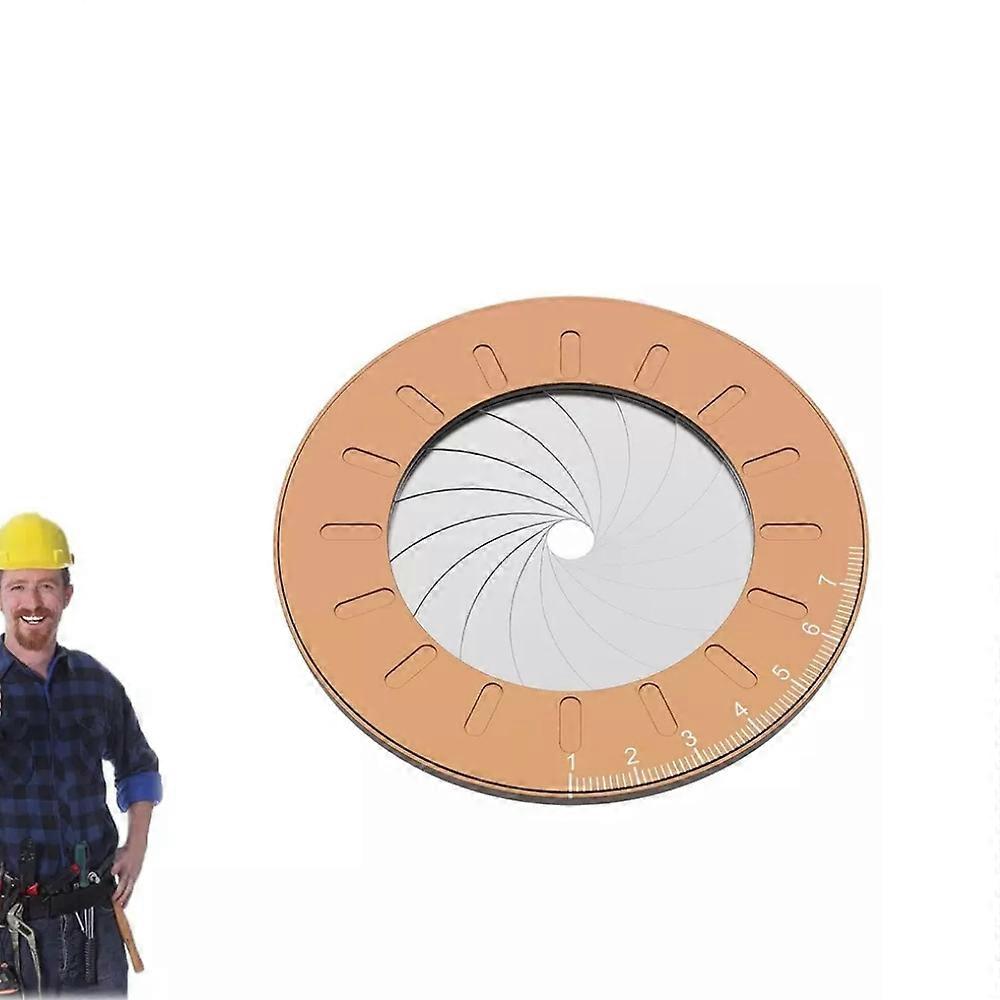 Precision Adjustable Metal Circle Drawing Tool, Round Pipe Measuring Tool