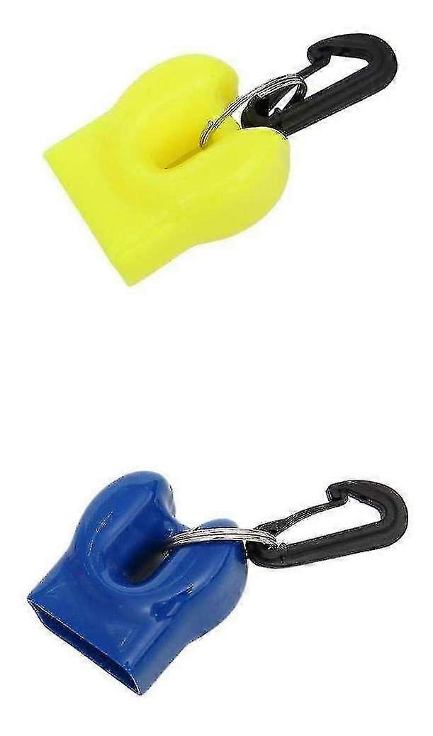 S Couvercle de support de régulateur de plongée, pendentif secondaire Diving Se (jaune,)(2pcs)