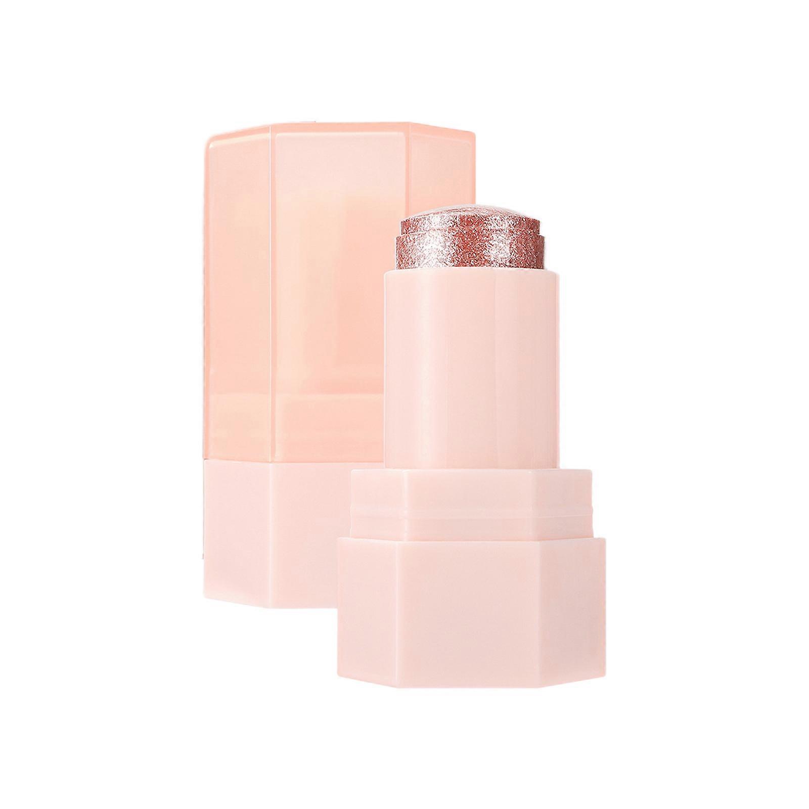 Jelly Highlighter Stick For Face And Body Hydrating Creamy Glow Subtle Shimmers Long Lasting Universal Shades Easy Blend  06