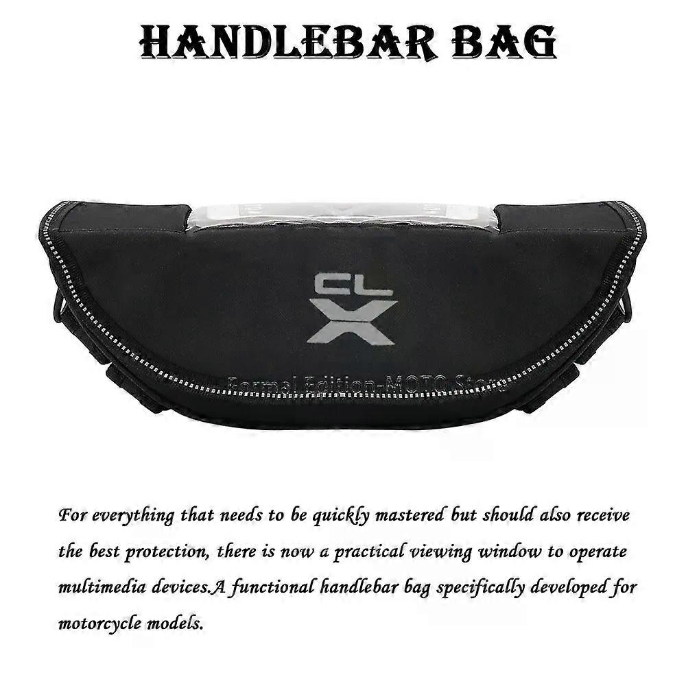 For CFMOTO 700-CLX CLX 700 CLX 250 Motorcycle Waterproof and Dustproof Handlebar Storage Bag-(D