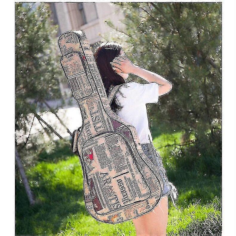 40 Universal Gitarr Väska Ryggsäck Förtjockad Bomull Gitarr Väska Gitarr Väska Gitarr Ryggsäck "41"