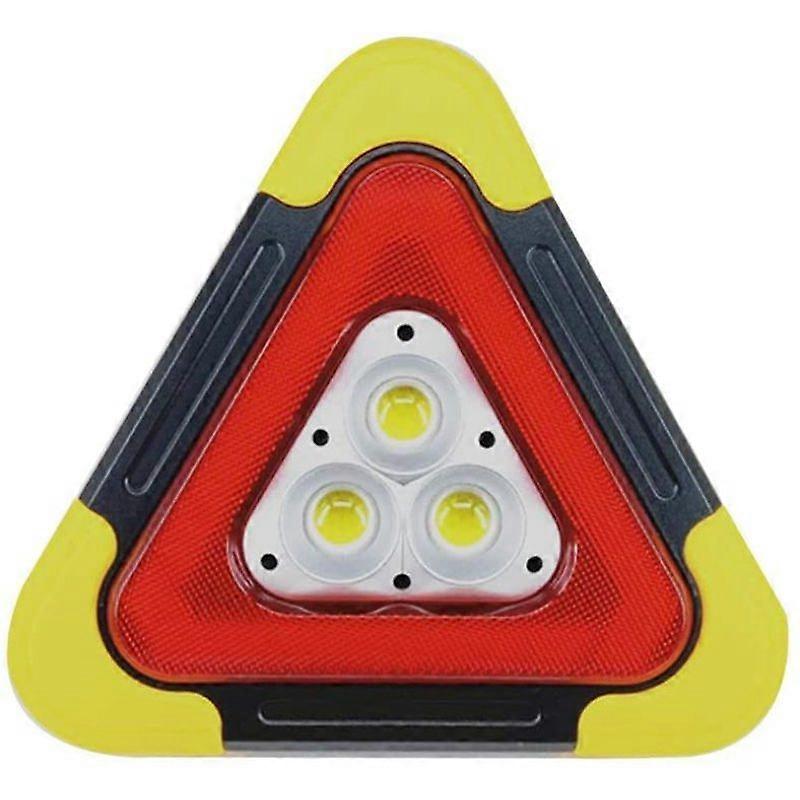 Led Triangle Emergency Warning Light-Sun Powered Warning Light