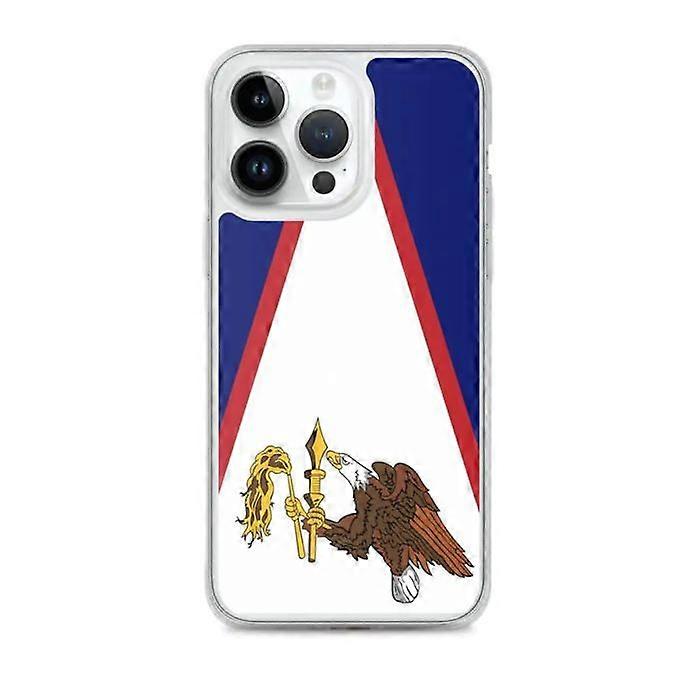 iPhone Case - American Samoa Flag - iPhone 14 Pro Max - Flexible - Multicolored - Vertical
