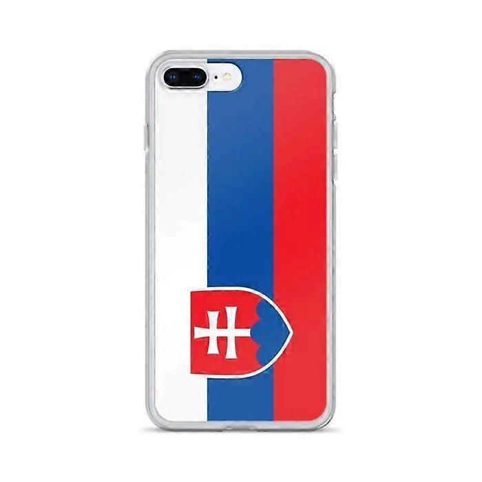 iPhone Case - Slovakia - Flag - Flexible - Multicolor - Compatible with iPhone 7 Plus