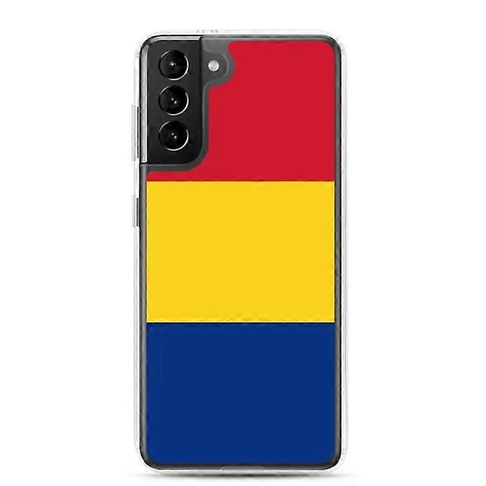 Phone Case - Samsung - Galaxy S21 Ultra - Romania Flag - Soft - Multicolored