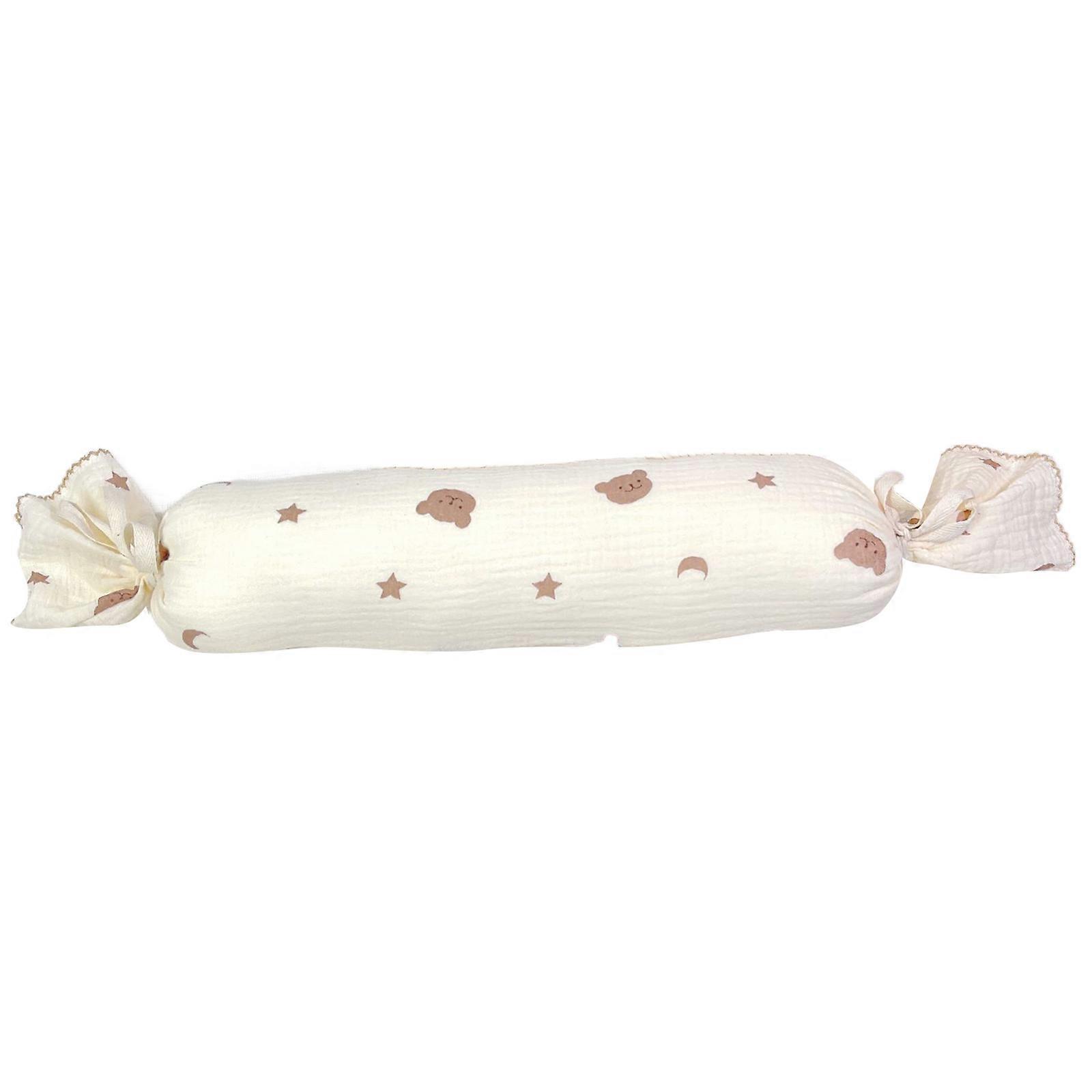 Coussin décoratif pour bébé, oreiller doux et moelleux, coussin de positionnement pour le dos, coussin de soutien de la nuque en coton multicolore pour nourrisson