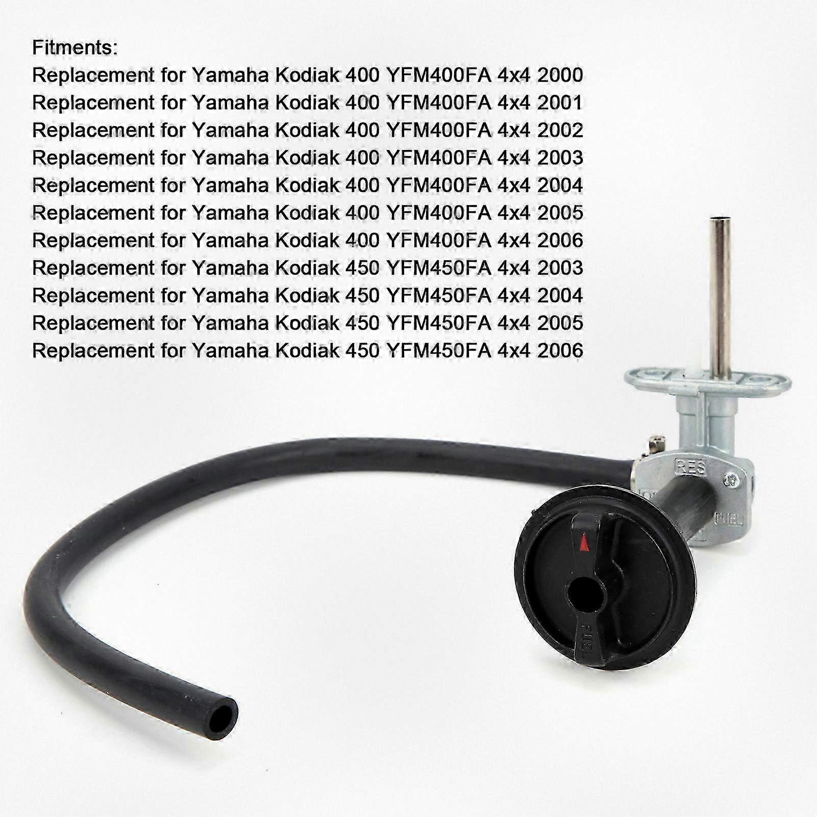Fuel Valve Petcock with Lever Replacement Suitable for Certain Brand Models YFM400FA YFM450FA 4x4 Year Range 2003-2006