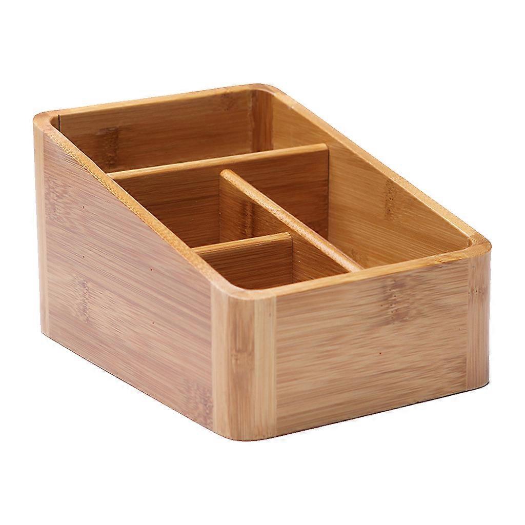 Bamboo Tool Storage Rack Multi-Function Storage Box Desktop Organizer Tweezers Screwdriver Plant Tin Mesh Tool Rack