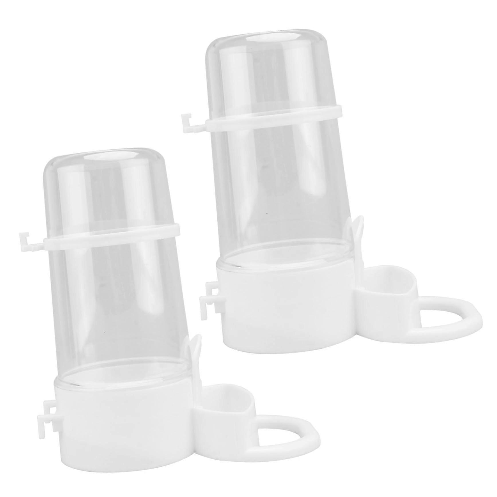 Automatic Water Dispenser for Birds - 2-Pack Durable Safe Easy-to-Clean Waterer for Chickens Pigeons Quail and Pets