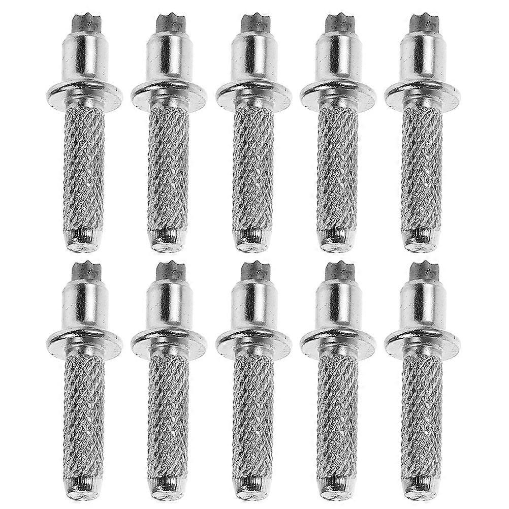 10pcs Tungsten Steel Walking Stick Tips – Replaceable Hiking Pole Tips for Enhanced Traction, Lightweight & Compact Design for Outdoor Adventures