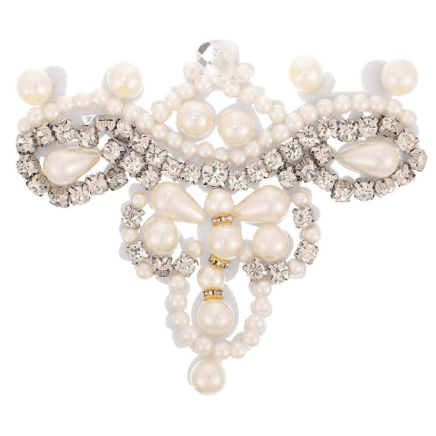 Clothes DIY Patch Adhesive Patch Rhinestone Pearl Coat Patch Hat DIY Applique Craft Decor