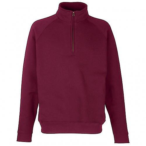 Fruit of the Loom Adults Unisex Classic Zip Neck Sweatshirt