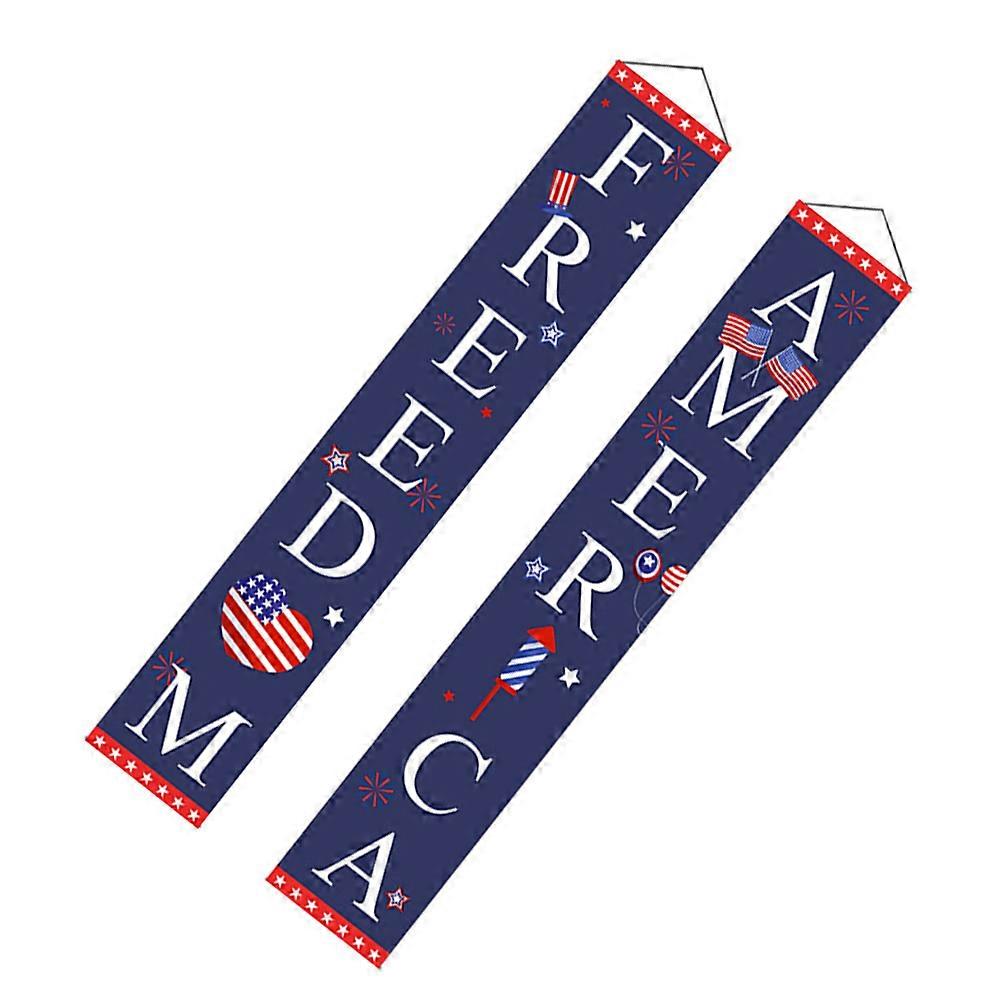 Decorative Hanging Banner, Ideal for Independence Day Gatherings, Sturdy Fabric