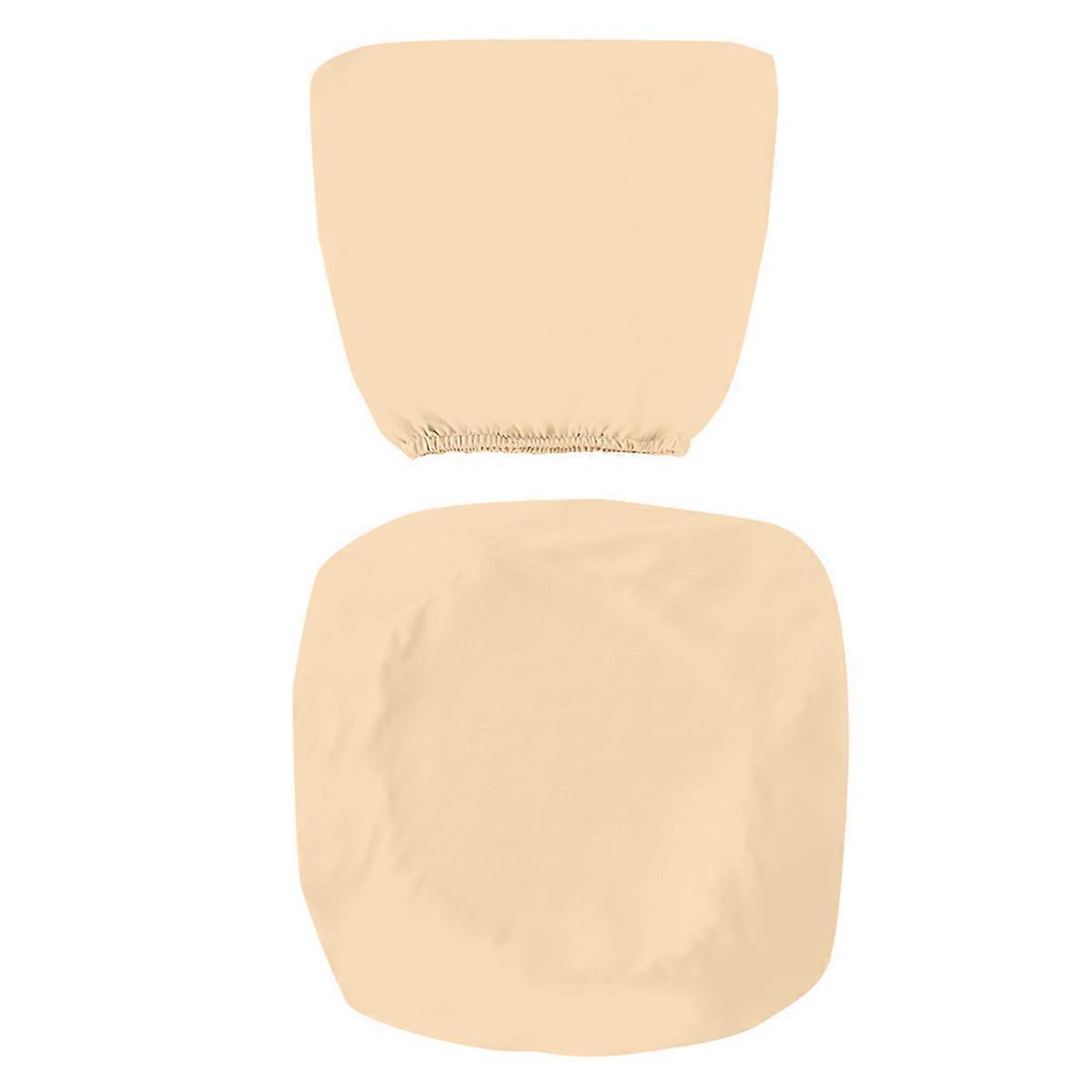 Solid Color Elastic Stretch Chair Cover Removable Office Seat Protector for Hotel, Canteen, Party Use Fits Most Chairs, Polyester