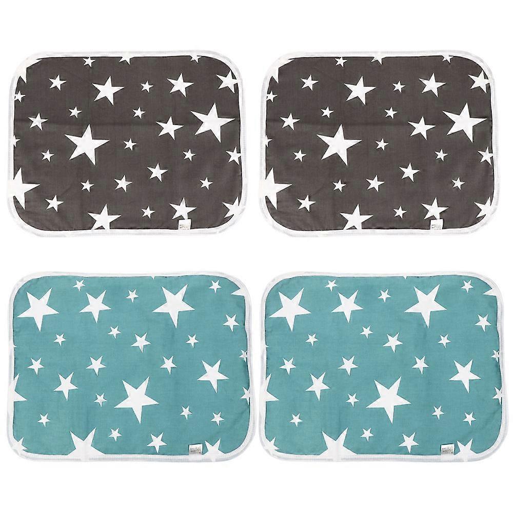 4pcs Reusable Small Pet Cage Liners for Guinea Pigs, Hamsters, Rabbits, and Hedgehogs – Breathable, Wear Resistant, Soft Bedding Pads for Comfort and