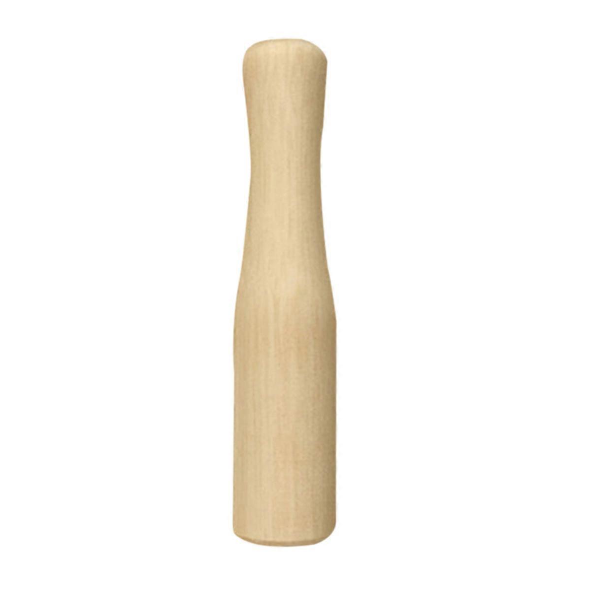 Natural Wood Muddler for Cocktails & Food Grinding – Ergonomic Long Handle Pestle for Purees, Sauces, Custard – Hardwood Tool for Bar & Kitchen Use