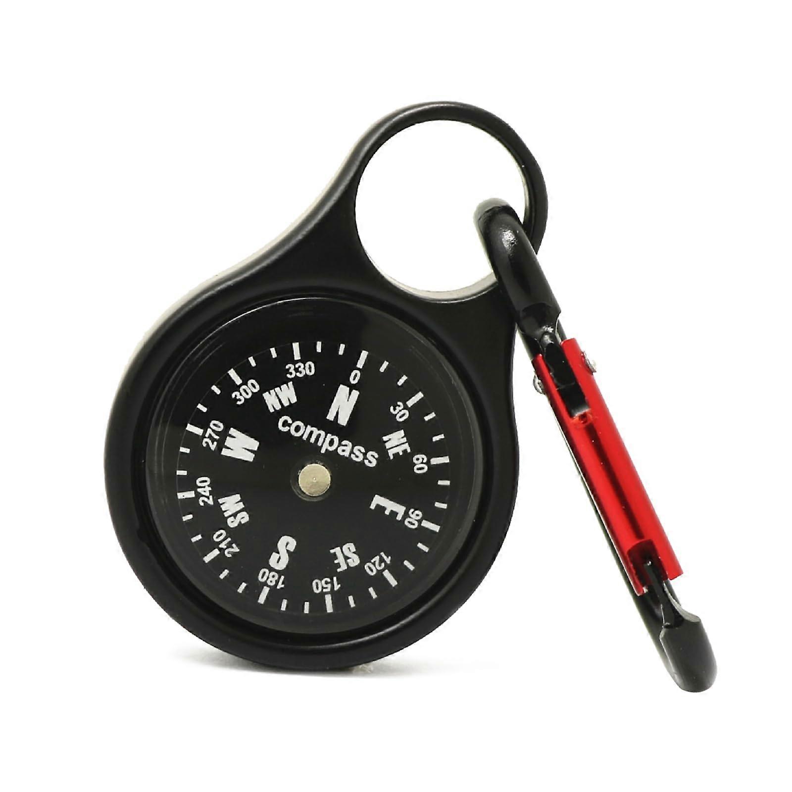 Compass Outdoor, Keyring Compass, Multifunctional Carabiner for Camping, Hiking