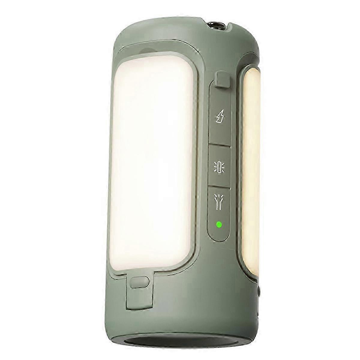 Foldable camping light, strong light portable light,Green SZRH